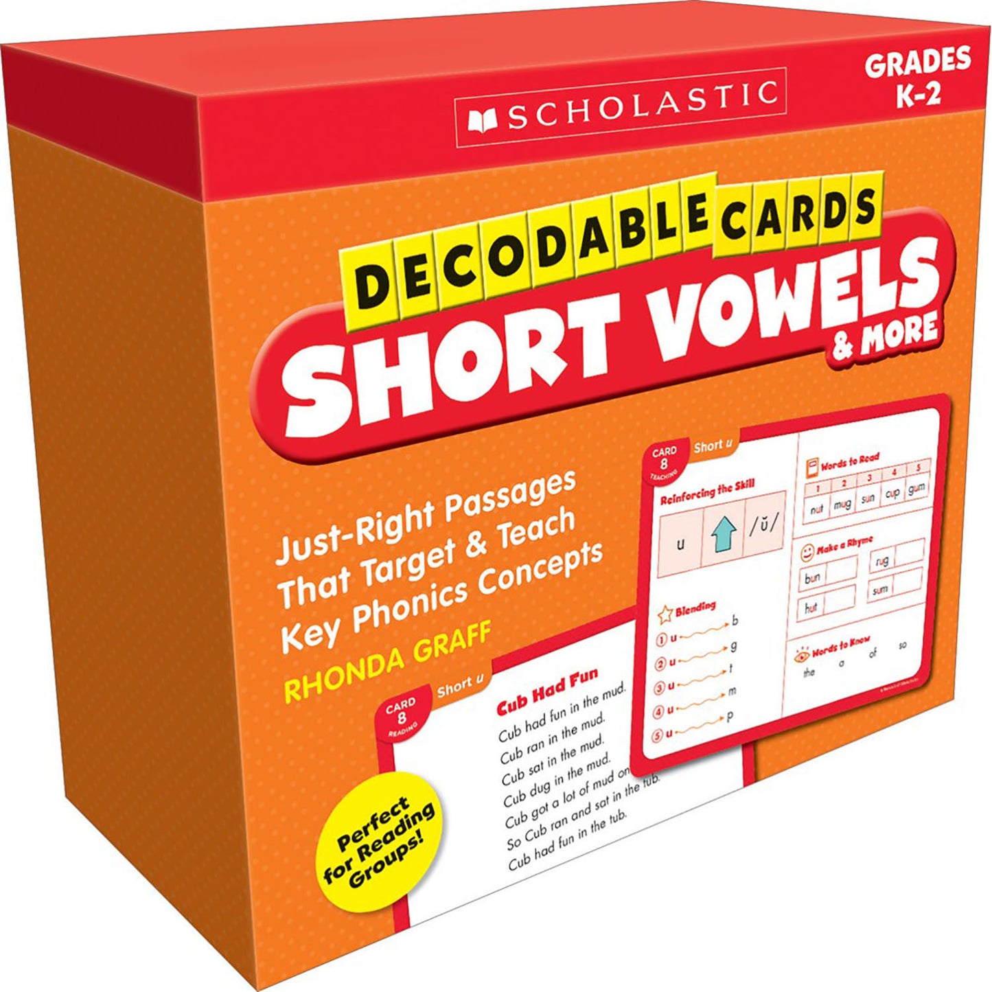 Decodable Cards: Short Vowels & More