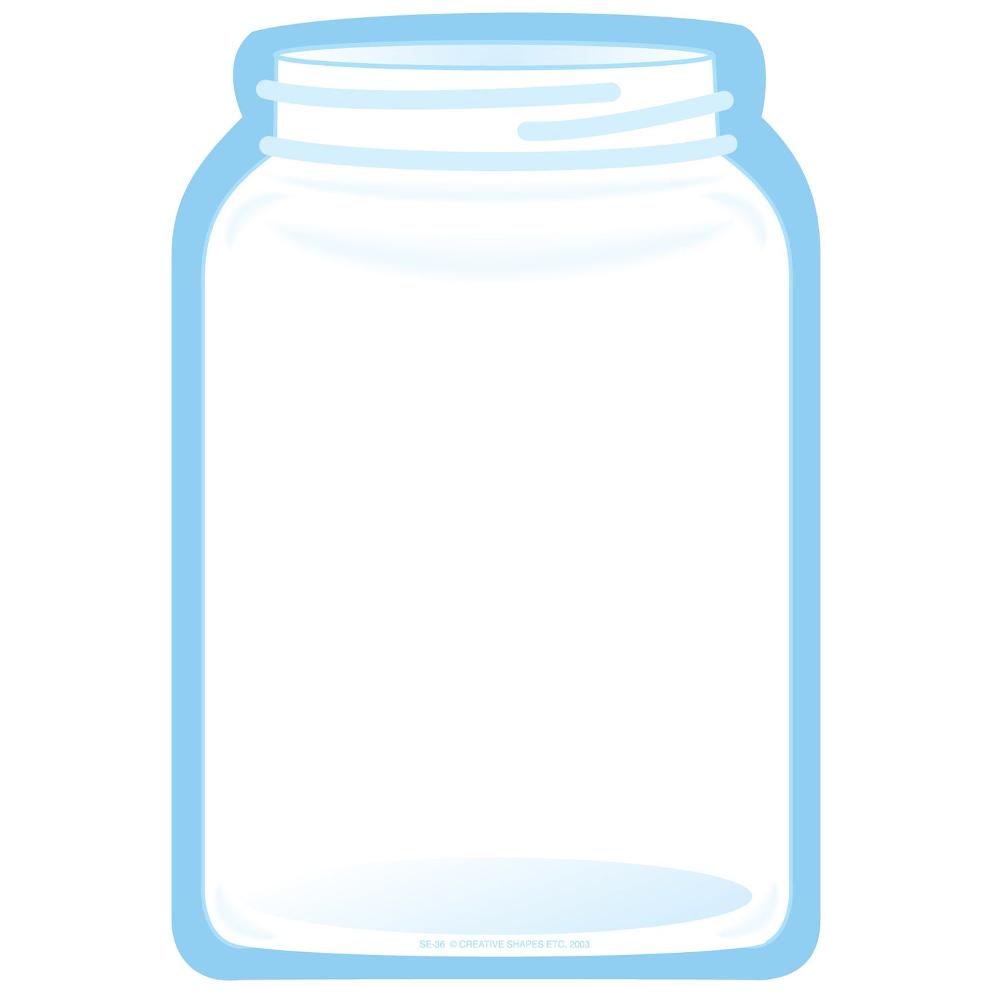 Notepad, Jar, Large, 5" x 7", 50 Sheets