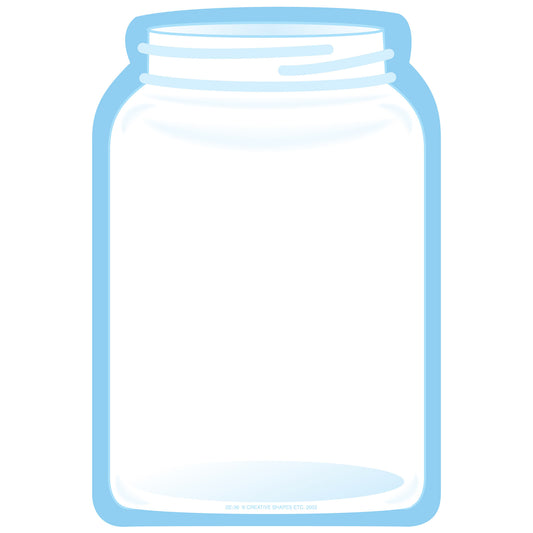 Notepad, Jar, Large, 5" x 7", 50 Sheets