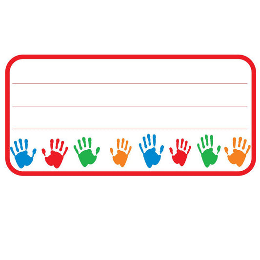 Hands Nametags, 1-5/8" x 3-1/4" , Pack of 36