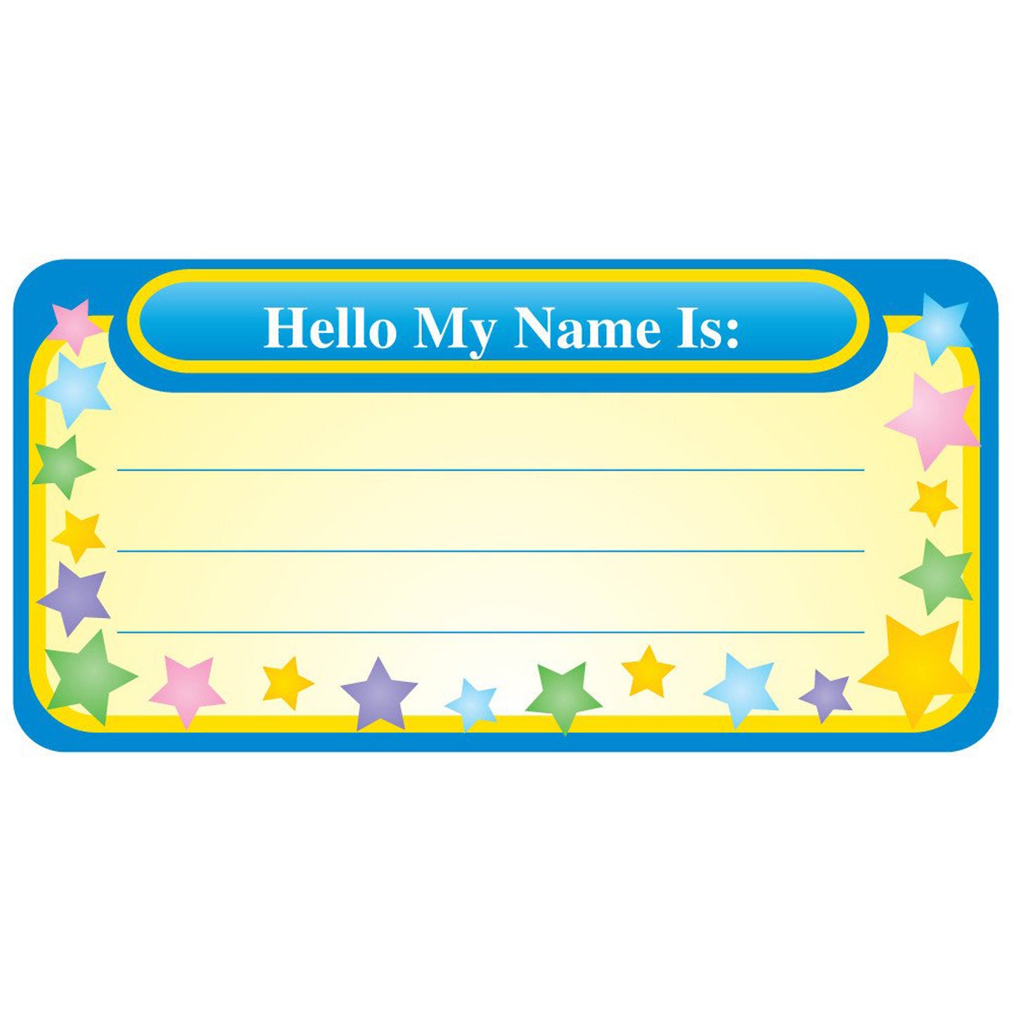 My Name Is Nametags, 1-5/8" x 3-1/4" , Pack of 36