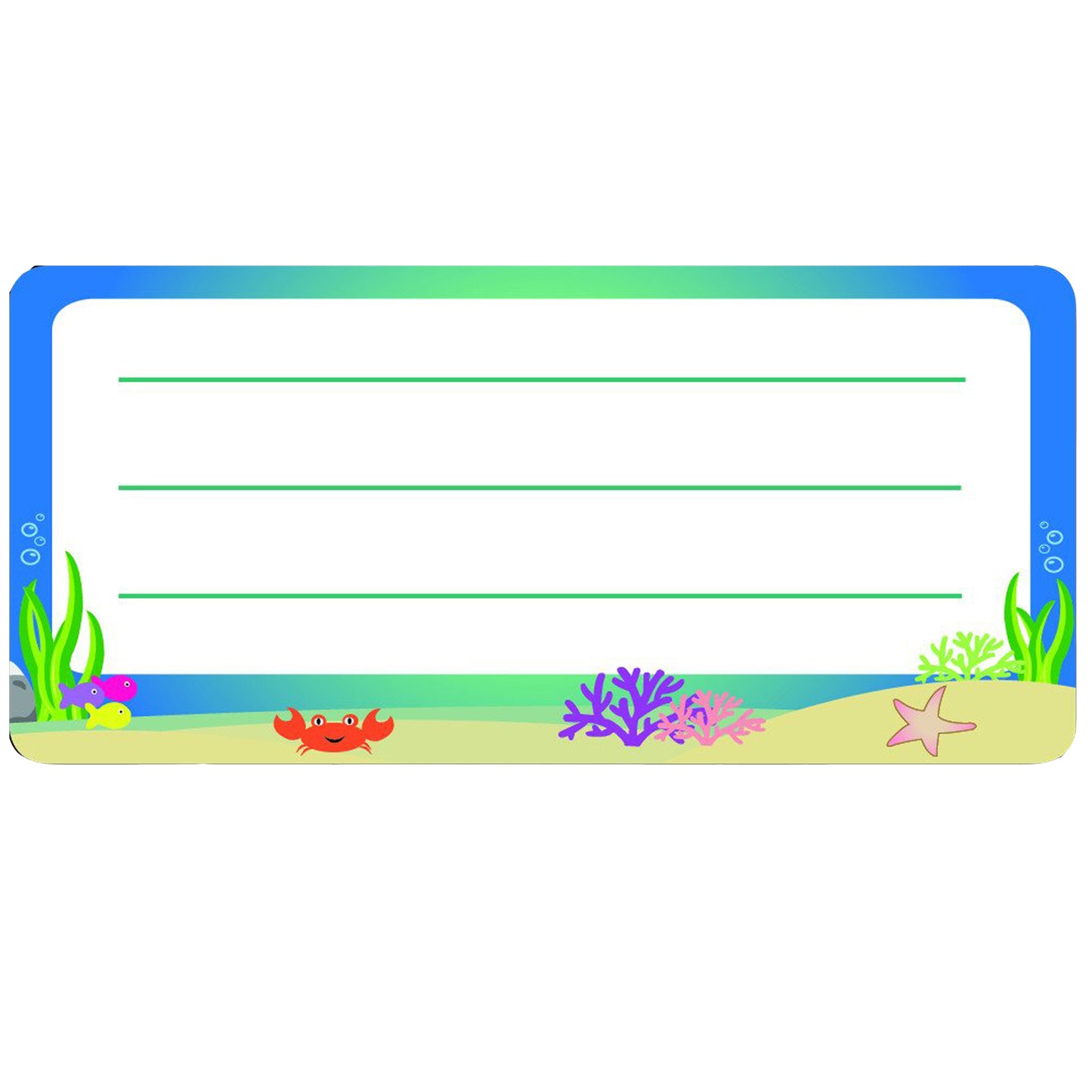 Under the Sea Nametags, 1-5/8" x 3-1/4" , Pack of 36