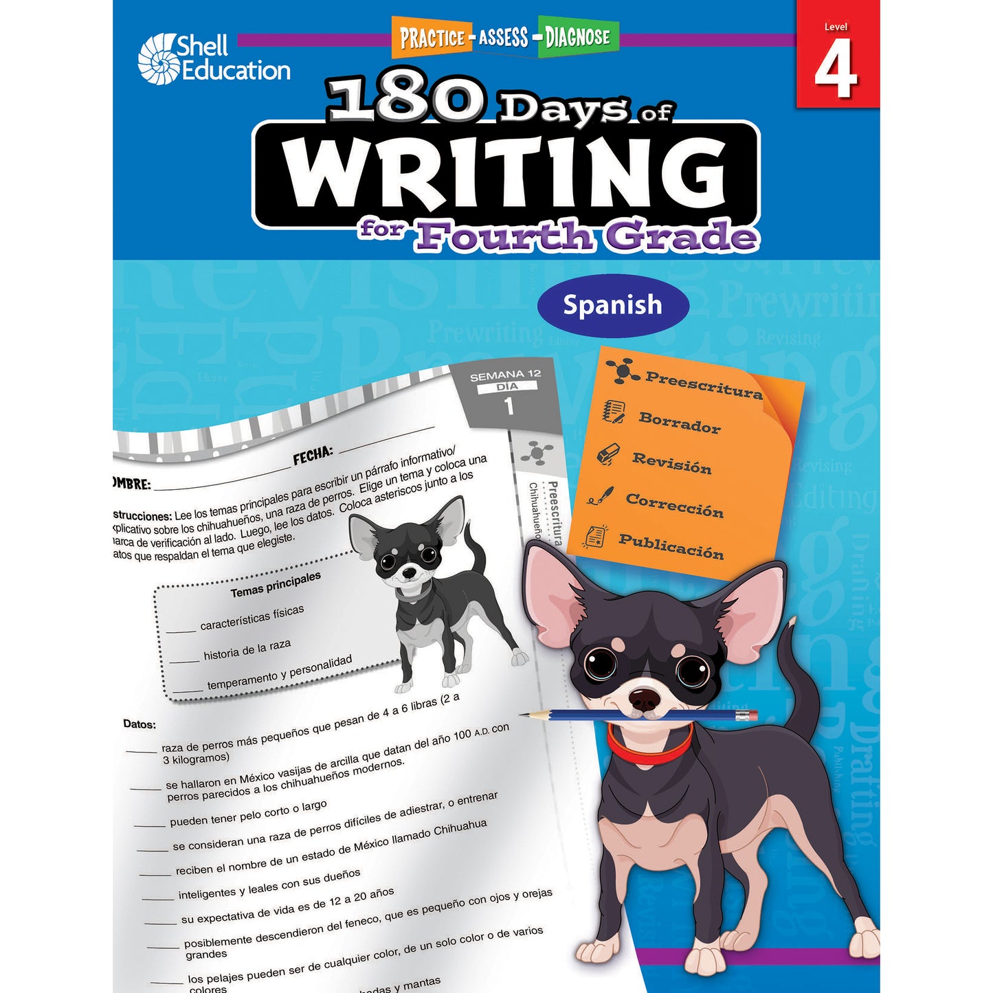 180 Days of Writing for Fourth Grade (Spanish)