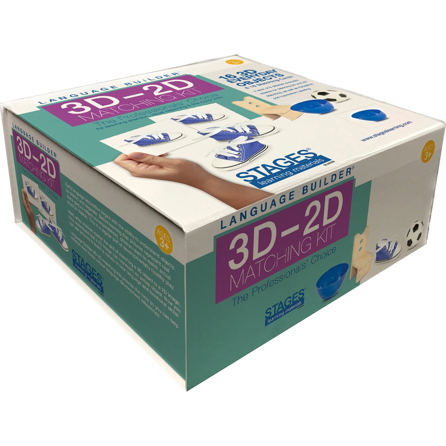 Language Builder® 3D-2D Matching Kit, Everyday Objects