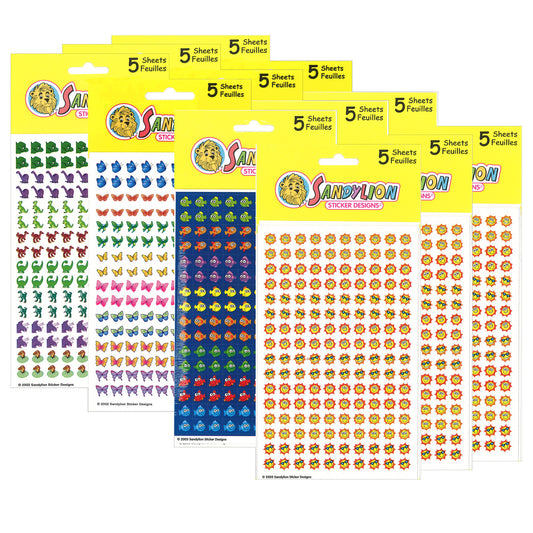 (3 PK) CHART STICKERS VARIETY PACK