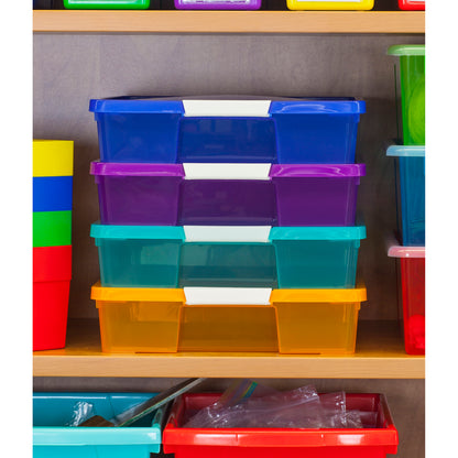 Stack & Store Box Craft Organizer, Assorted Colors, 5-Pack