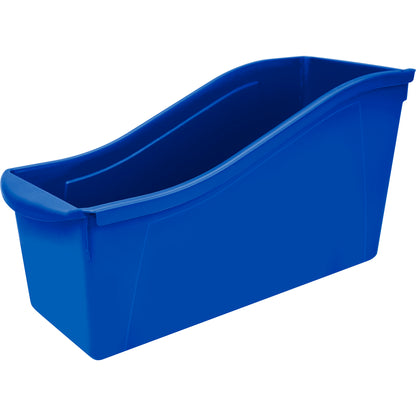 Large Book Bin, Blue, Pack of 6