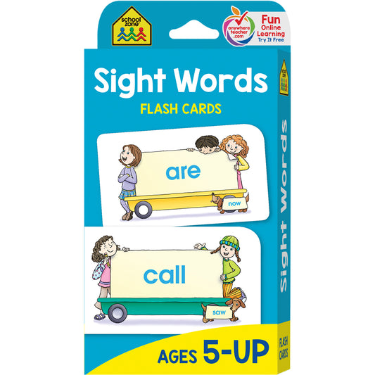 (6 EA) BEGINNING SIGHT WORDS FLASH CARDS