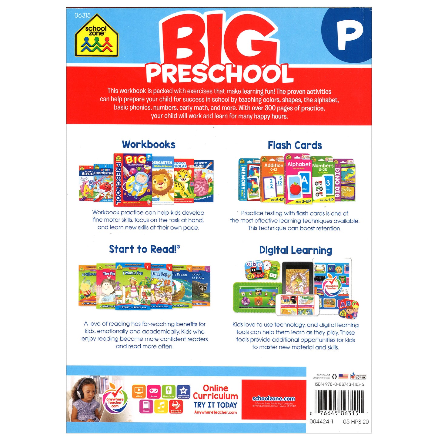 BIG Workbook, Preschool