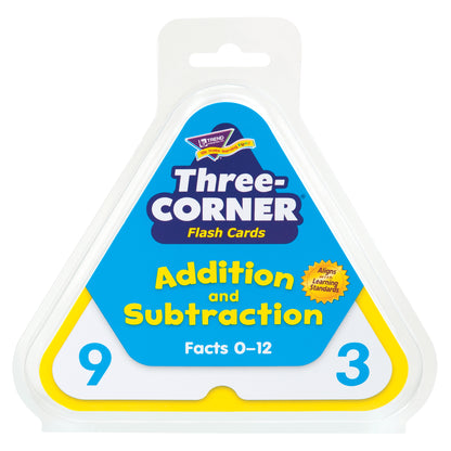 Addition and Subtraction Three-Corner® Flash Cards