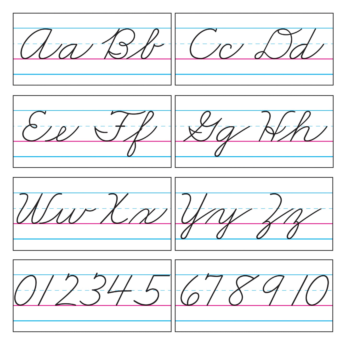 (2 PK) BB SET CURSIVE ZANER-BLOSER