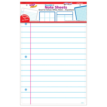 Wipe-off Note Sheets