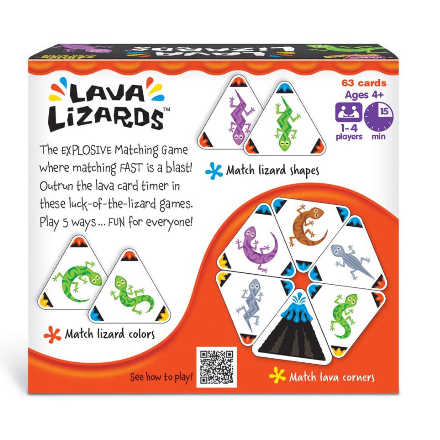 Lava Lizards™ Three Corner™ Card Game