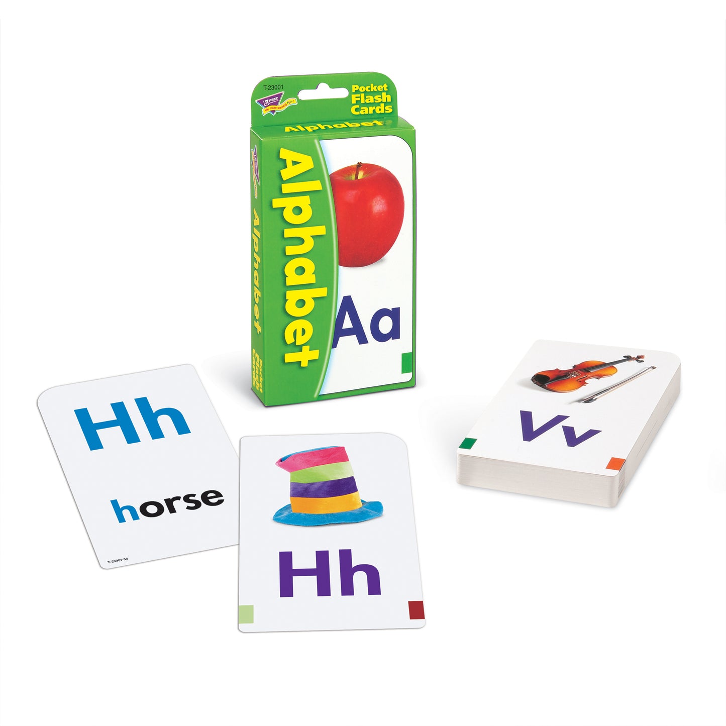 Alphabet Pocket Flash Cards, 6 Packs