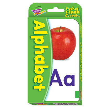 Alphabet Pocket Flash Cards, 6 Packs