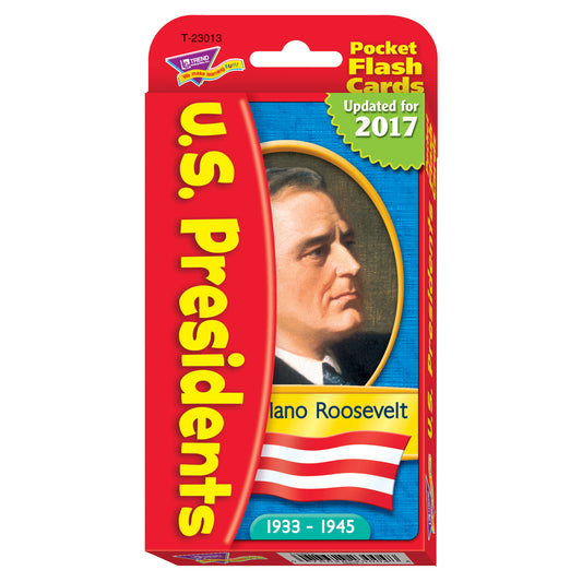 U.S. Presidents Pocket Flash Cards, 3 Sets