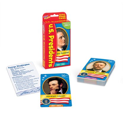 U.S. Presidents Pocket Flash Cards, 3 Sets