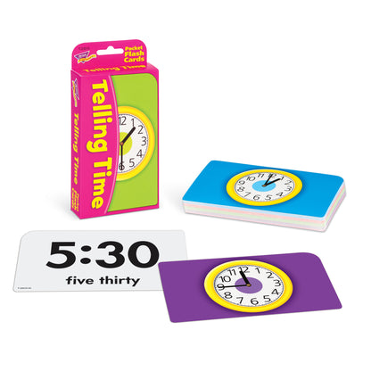 Telling Time Pocket Flash Cards