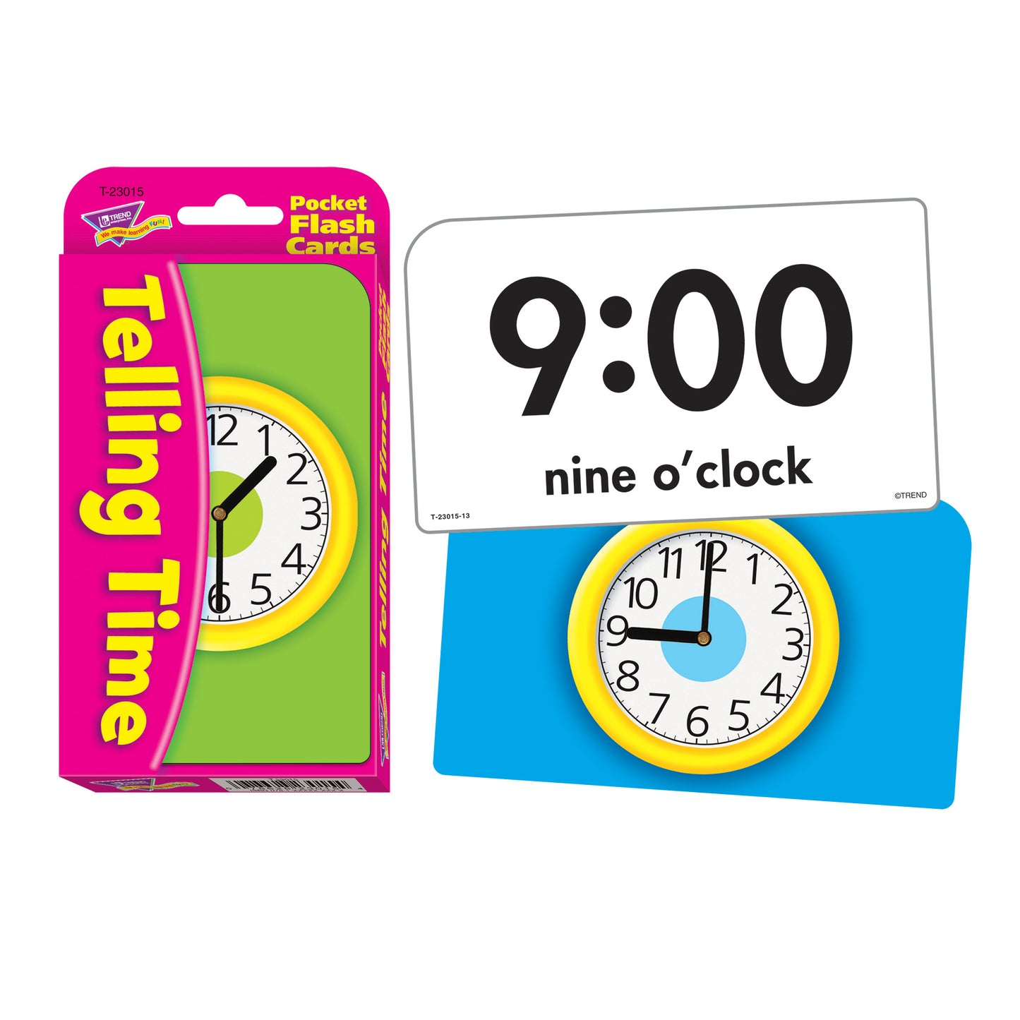 Telling Time Pocket Flash Cards