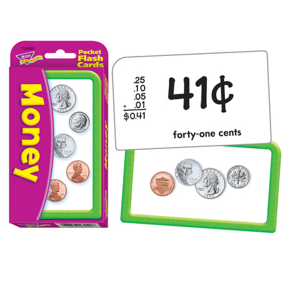 Money Pocket Flash Cards, 12 Sets