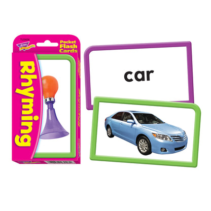 Rhyming Pocket Flash Cards, 6 Packs