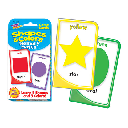 Shapes & Colors Memory Match Challenge Cards®