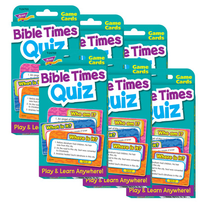 Bible Times Quiz Challenge Cards®, 6 Sets