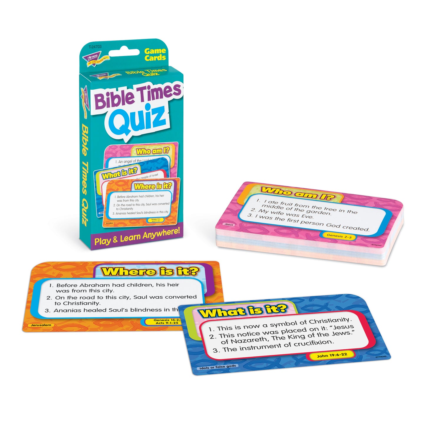 Bible Times Quiz Challenge Cards®