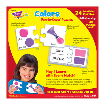 Colors Fun-to-Know® Puzzles