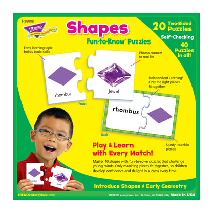 Shapes Fun-to-Know® Puzzles