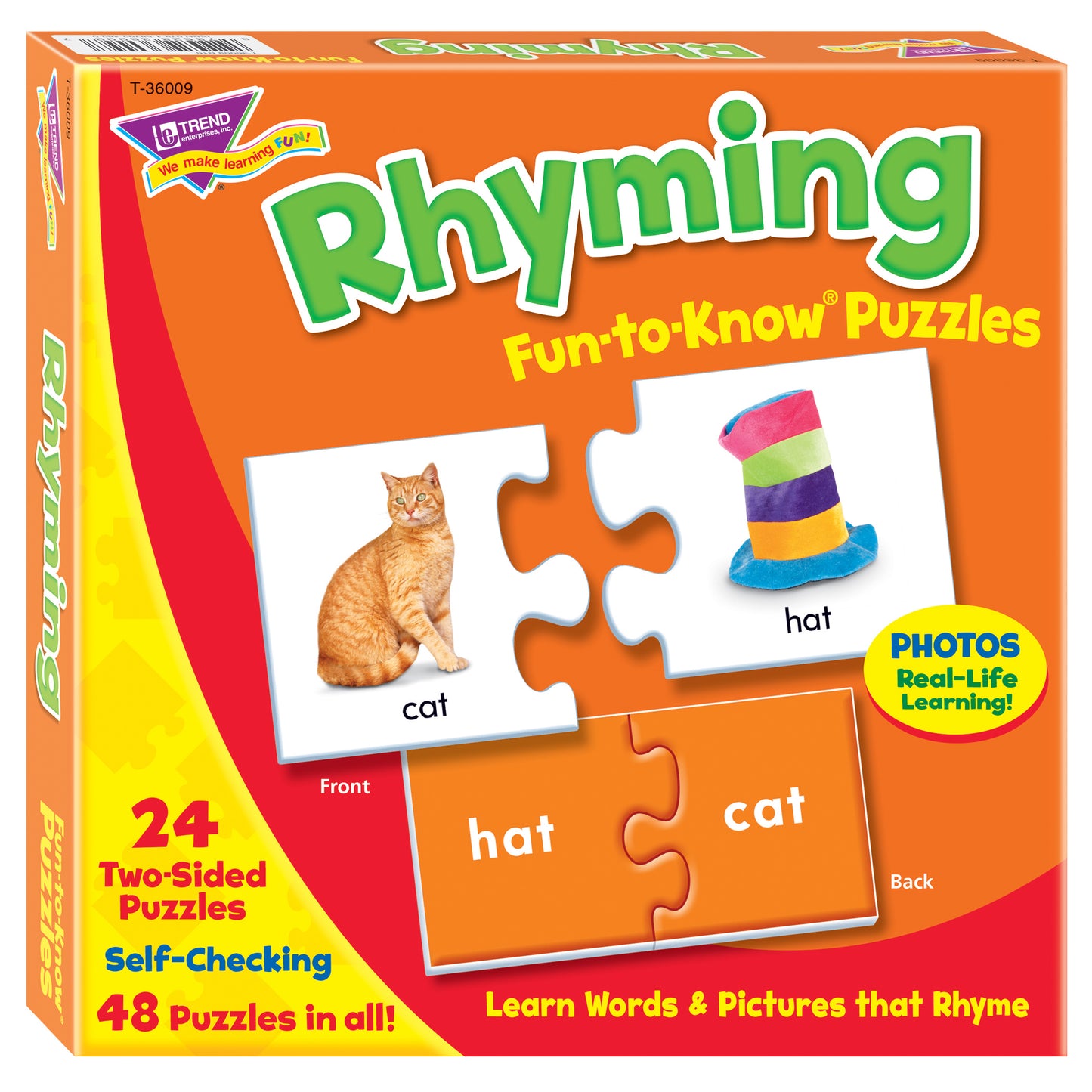 (3 EA) FUN TO KNOW PUZZLES RHYMING