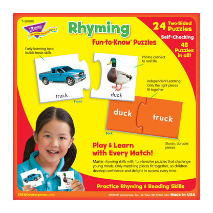 Rhyming Fun-to-Know® Puzzles