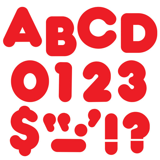 Red 2" Casual Uppercase Ready Letters®