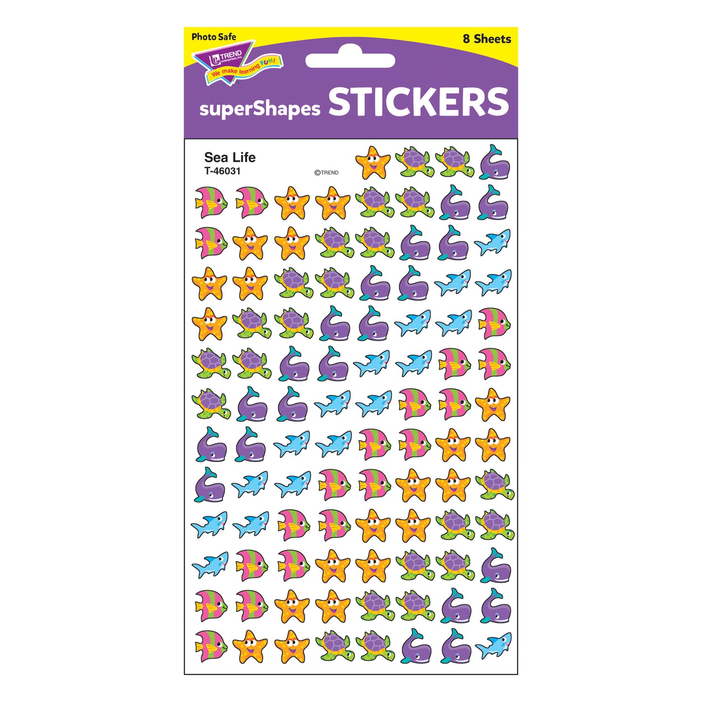 Sea Life superShapes Stickers, 800 ct