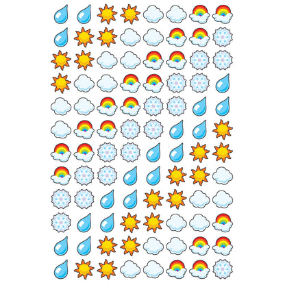 Weather superShapes Stickers, 800 Per Pack, 12 Packs