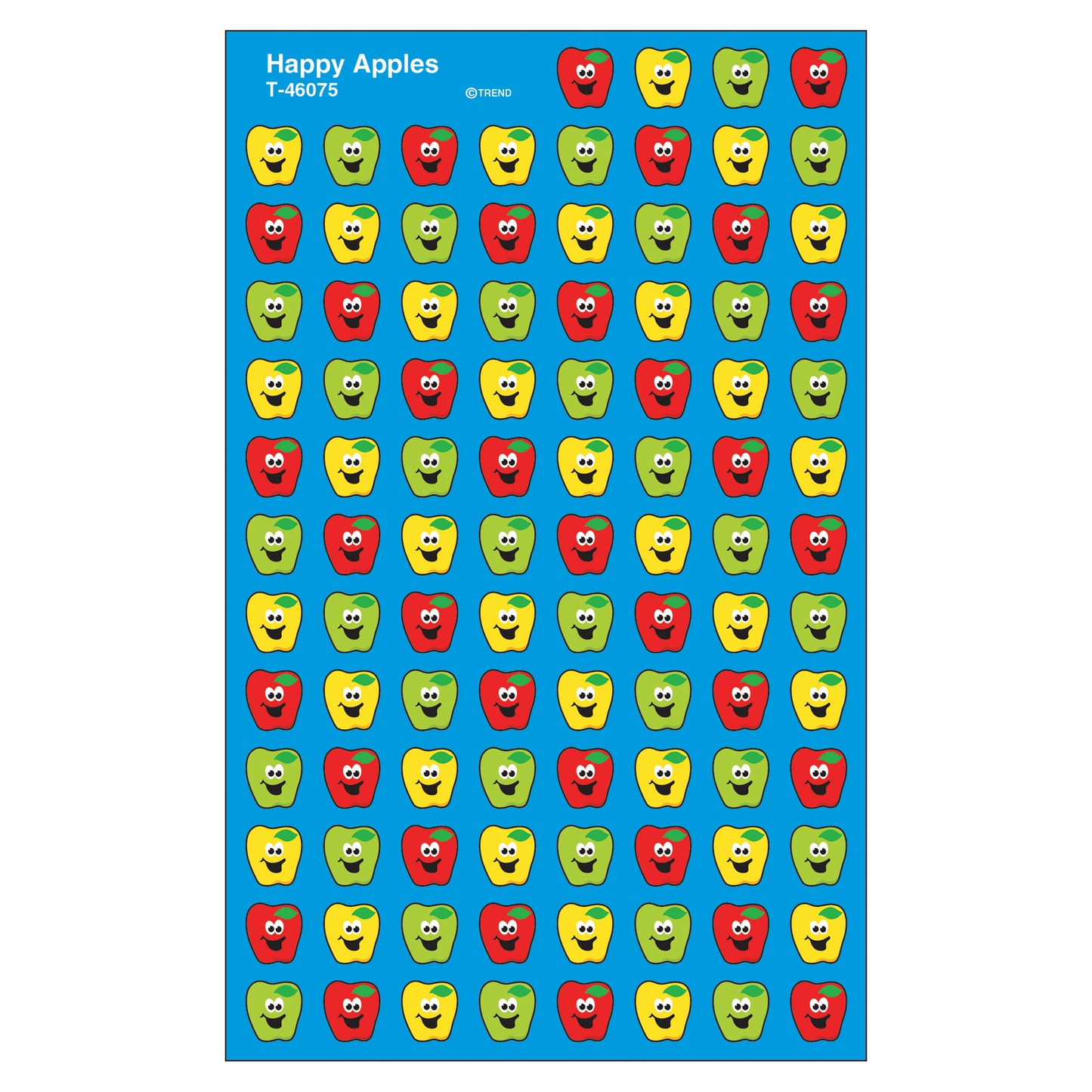 Happy Apples superShapes Stickers, 800 ct