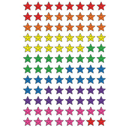 Star Smiles superShapes Stickers, 800 Per Pack, 12 Packs