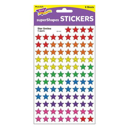 Star Smiles superShapes Stickers, 800 ct