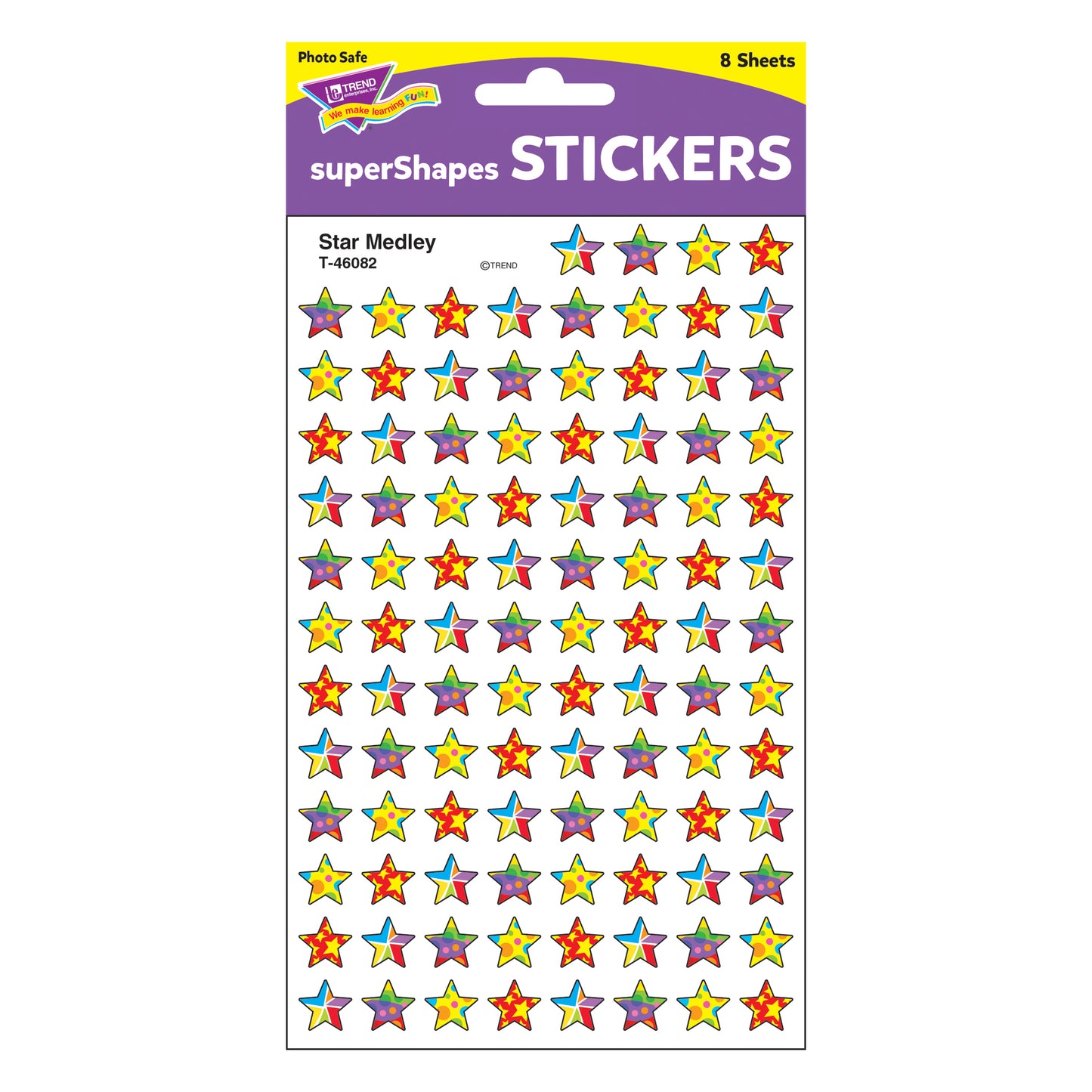 Star Medley superShapes Stickers, 800 ct