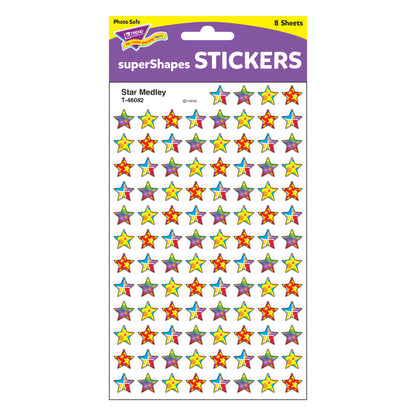 Star Medley superShapes Stickers, 800 ct