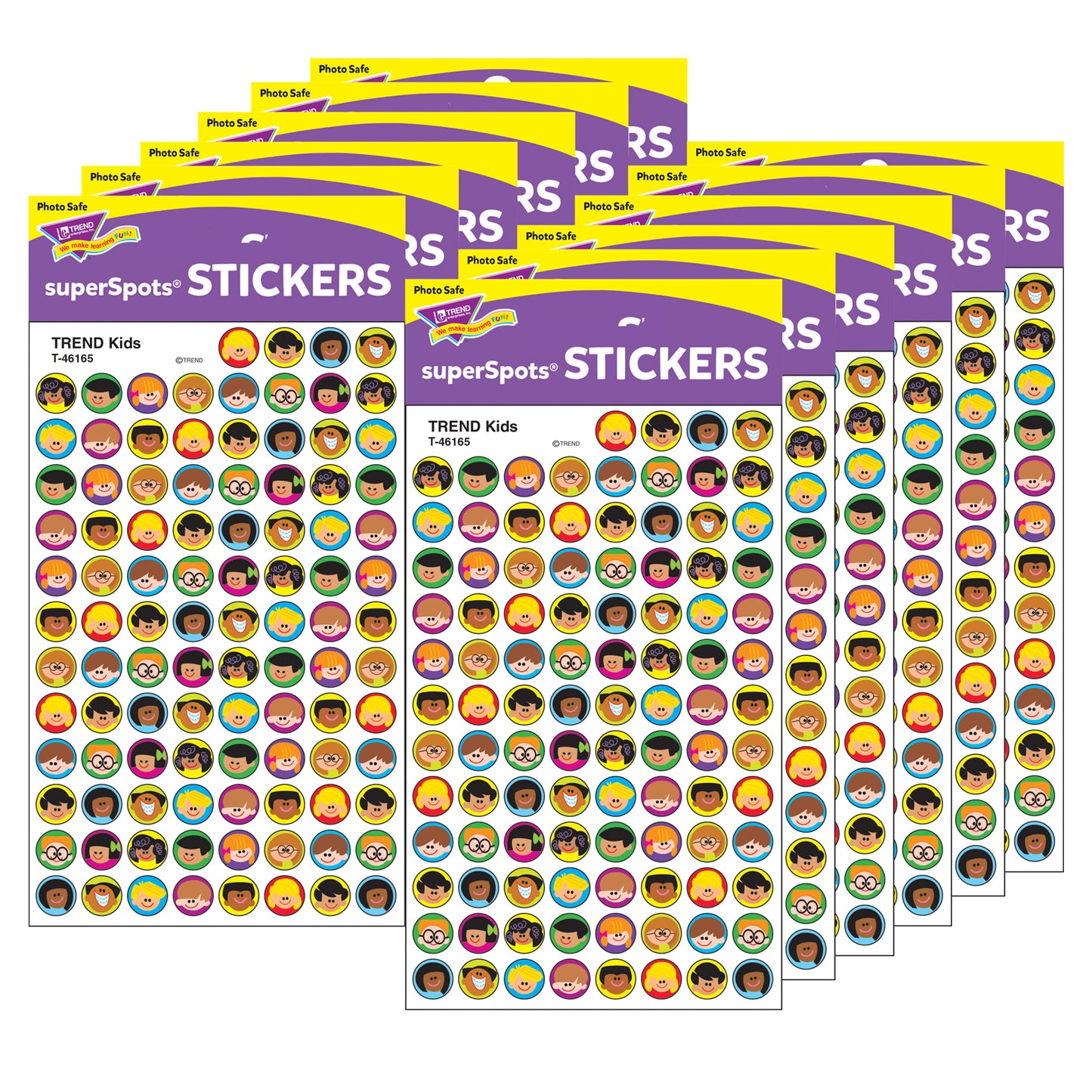 TREND Kids superSpots® Stickers, 800 Per Pack, 12 Packs