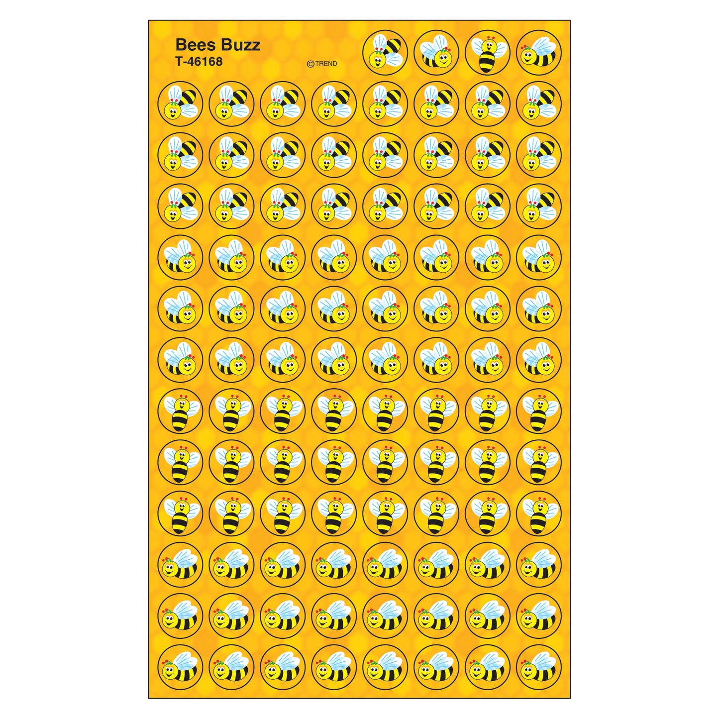 Bees Buzz superSpots® Stickers, 800 ct