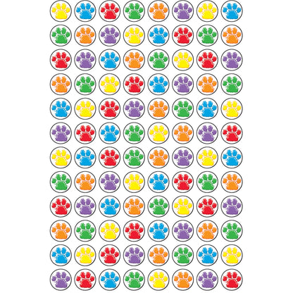 Paw Prints superSpots® Stickers, 800 Per Pack, 12 Packs