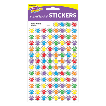 Paw Prints superSpots® Stickers, 800 ct