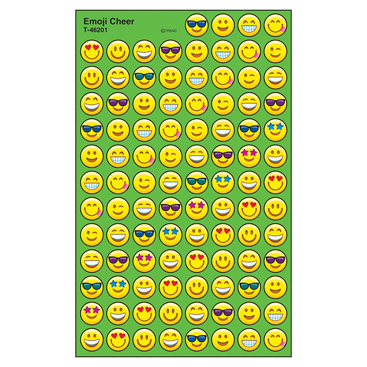 Emoji Cheer superSpots® Stickers, 800 ct