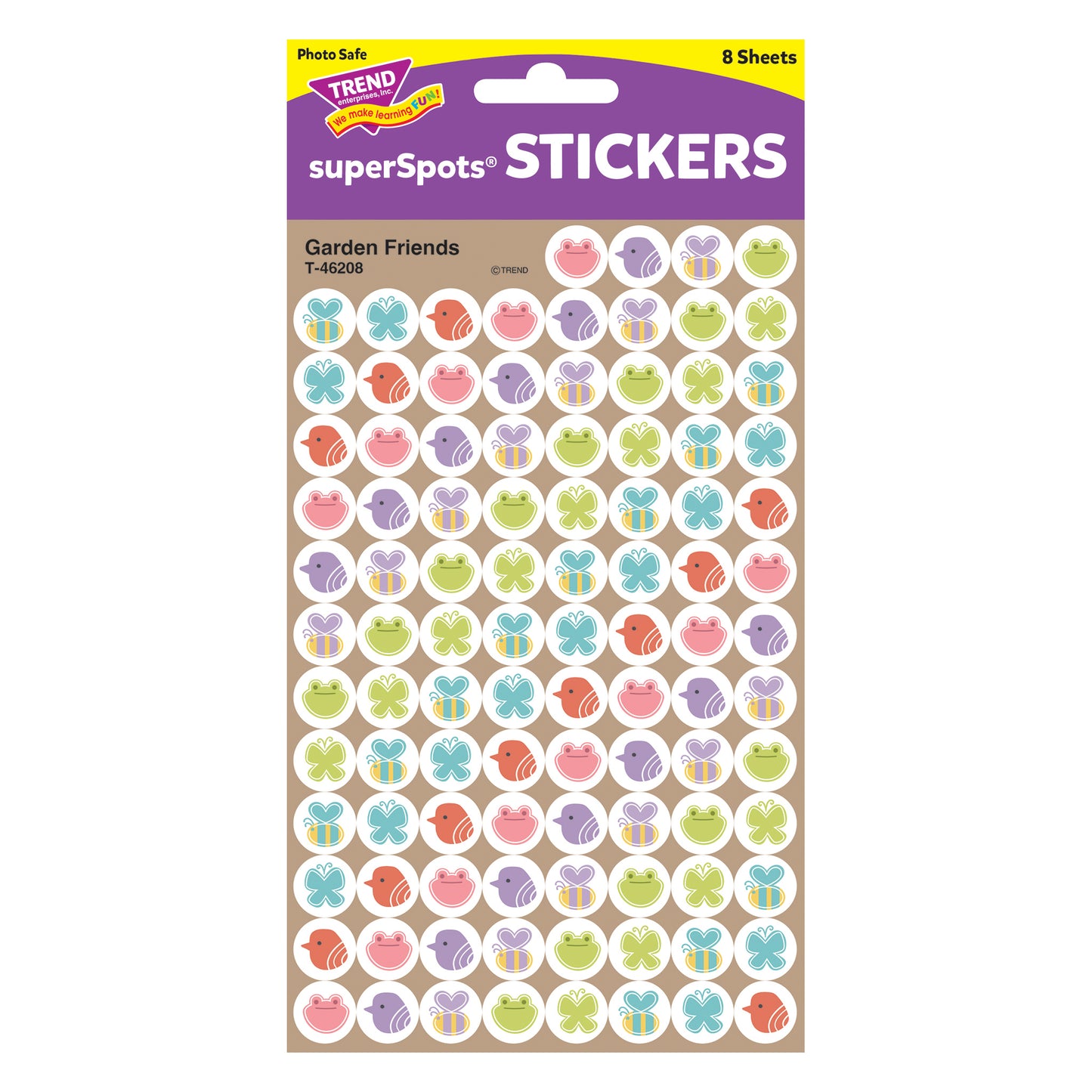Garden Friends Stickers 800ct Superspots