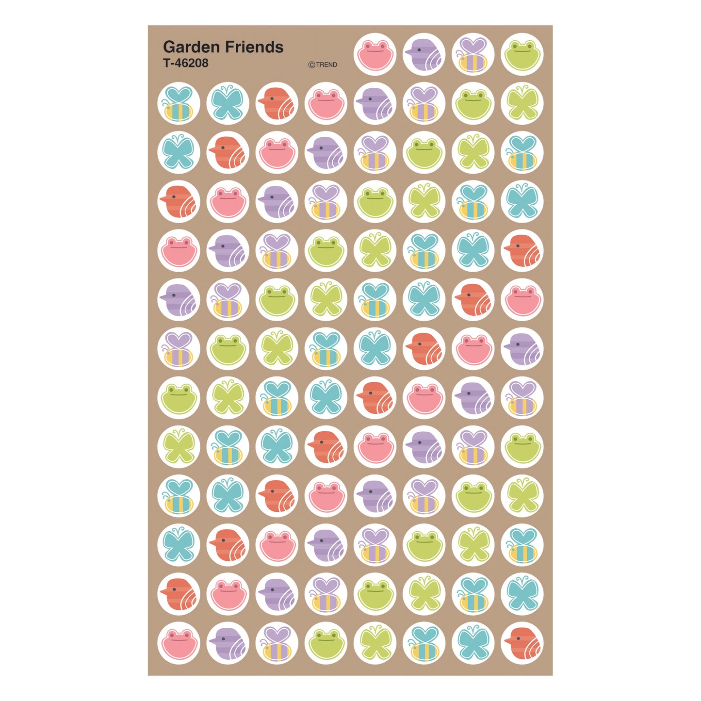 Garden Friends Stickers 800ct Superspots