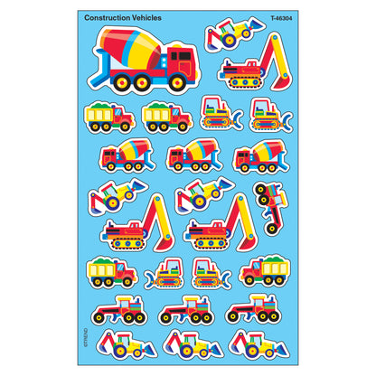 Construction Vehicles superShapes Stickers-Large, 200 ct