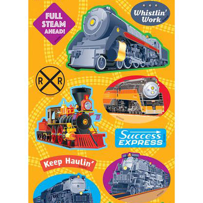 Locomotivate! Large superShapes Stickers, 88 Per Pack, 6 Packs