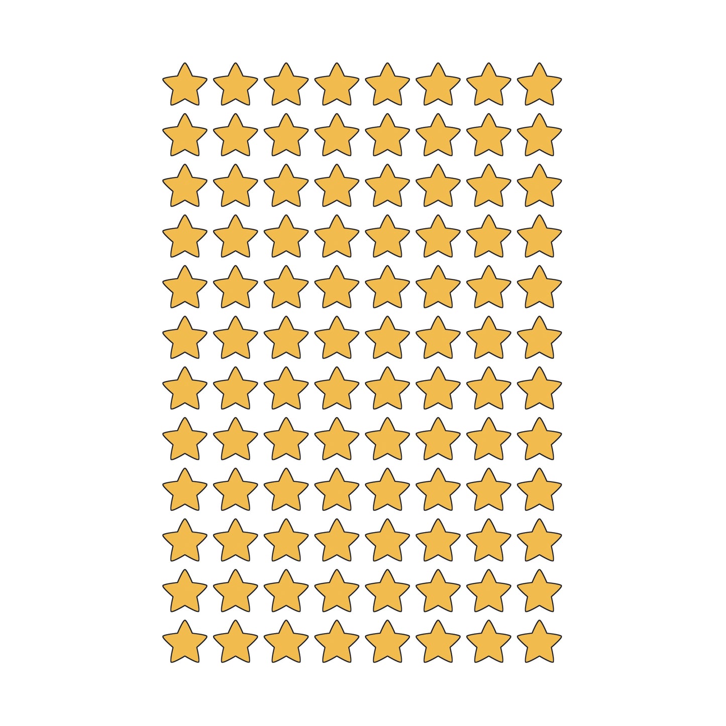 Gold Foil Stars superShapes Stickers, 400 Per Pack, 6 Packs